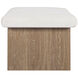 Gemma White Storage Bench
